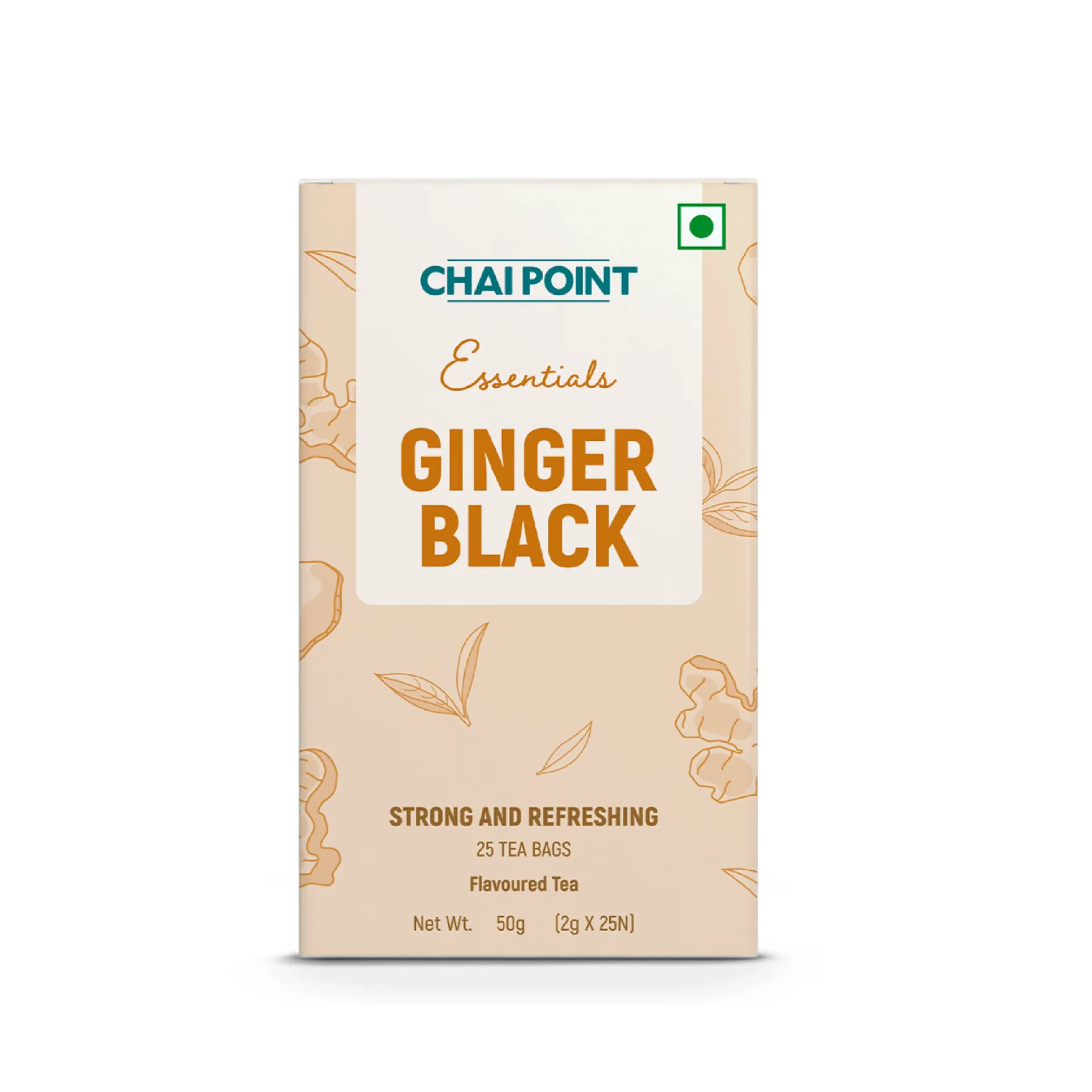 Chai Point Ginger Black Tea – 25 Tea Bags